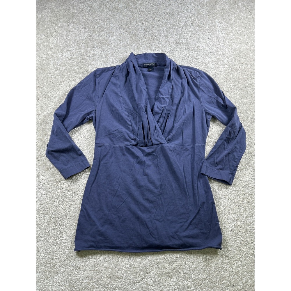 Banana Republic Pullover Womens Medium Drape Neck Stretch Long Sleeve Sweater Fa